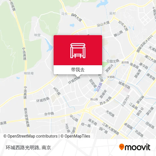 环城西路光明路地图