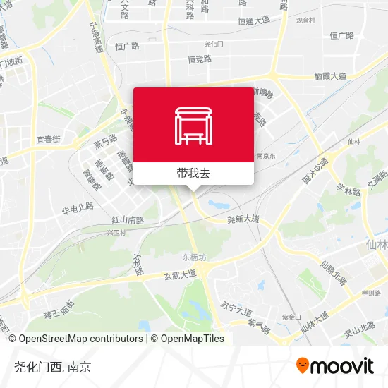 尧化门西地图