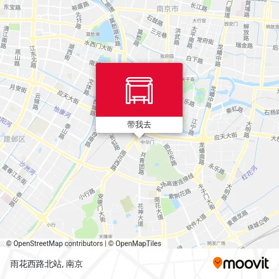 雨花西路北站地图