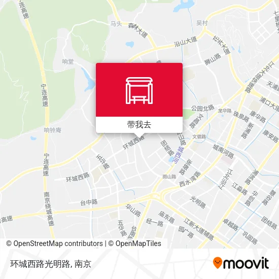 环城西路光明路地图