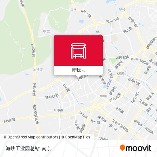 海峡工业园总站地图