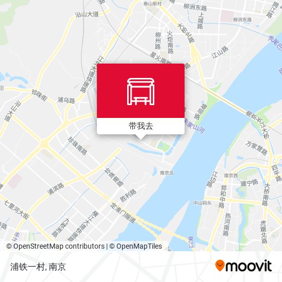 浦铁一村地图