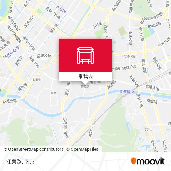江泉路地图