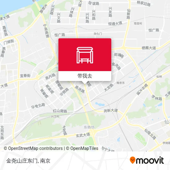 金尧山庄东门地图