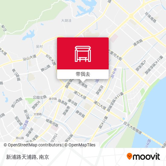 新浦路天浦路地图