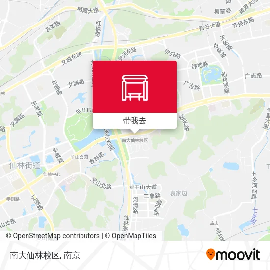 南大仙林校区地图