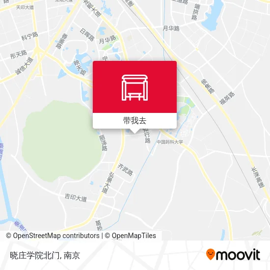 晓庄学院北门地图