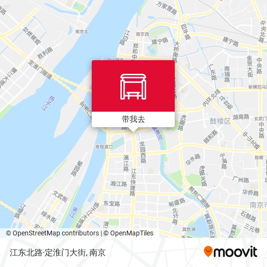 江东北路·定淮门大街地图