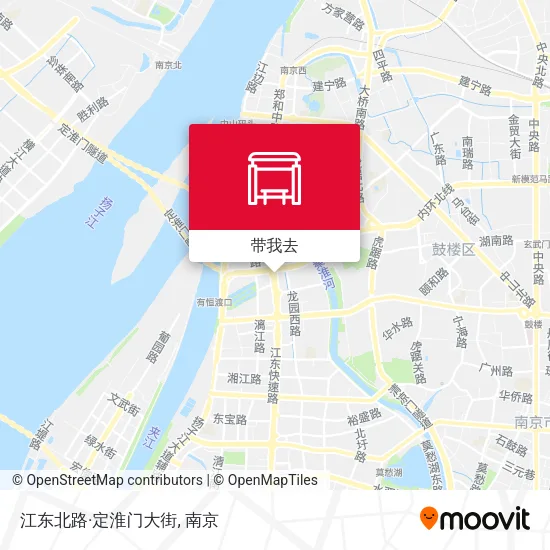 江东北路·定淮门大街地图