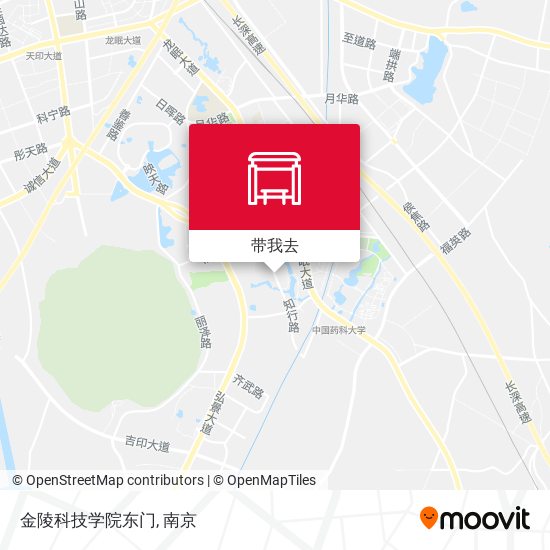 金陵科技学院东门地图