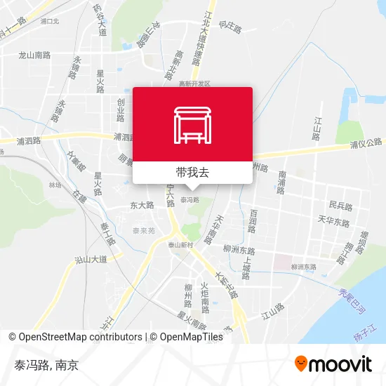 泰冯路地图