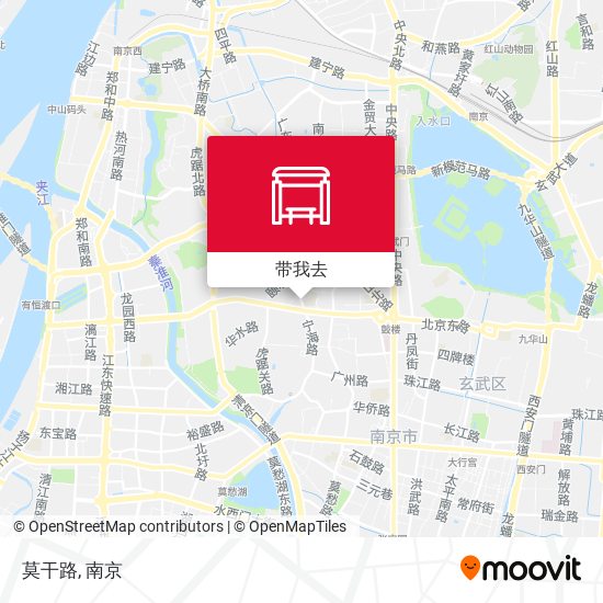 莫干路地图