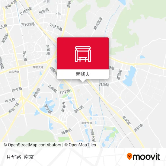 月华路地图