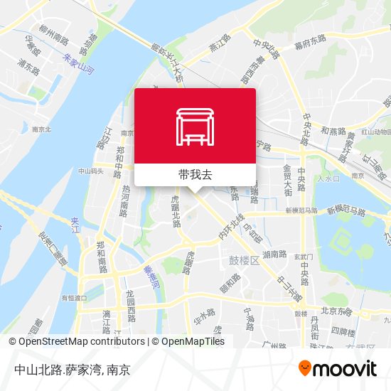 中山北路.萨家湾地图