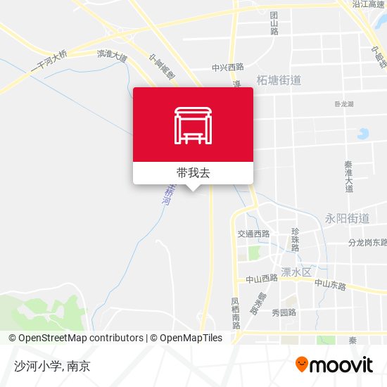 沙河小学地图