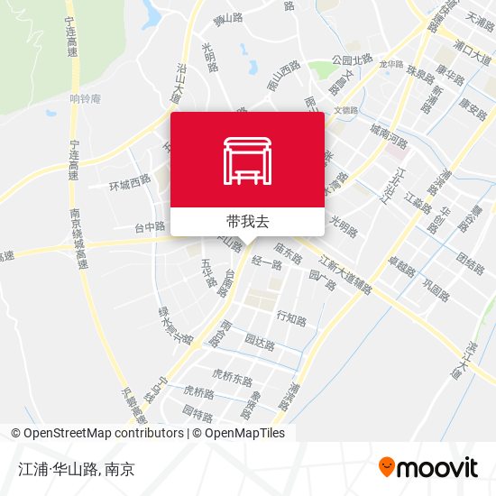 江浦·华山路地图