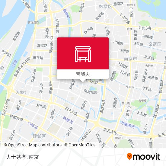 大士茶亭地图