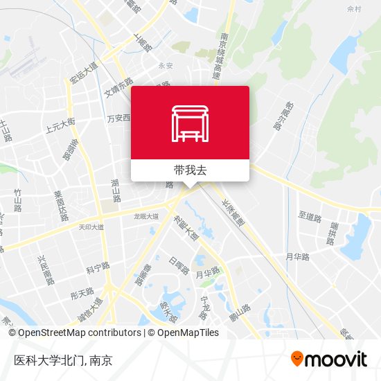 医科大学北门地图