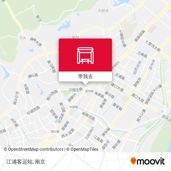 江浦客运站地图