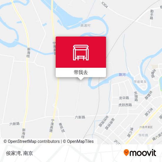侯家湾地图