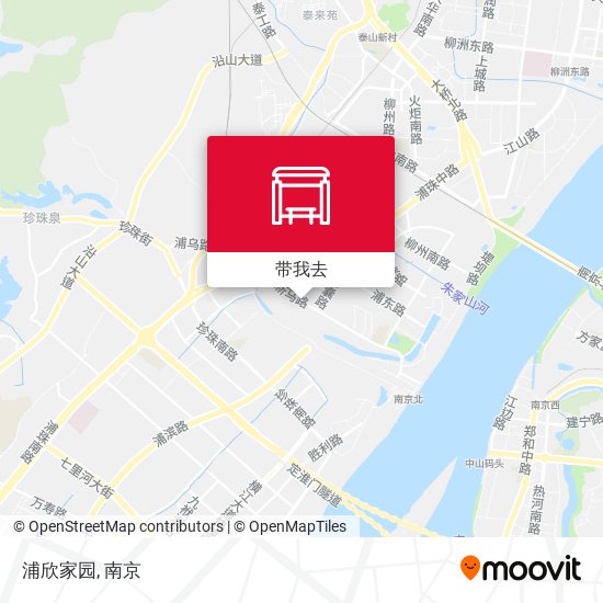 浦欣家园地图
