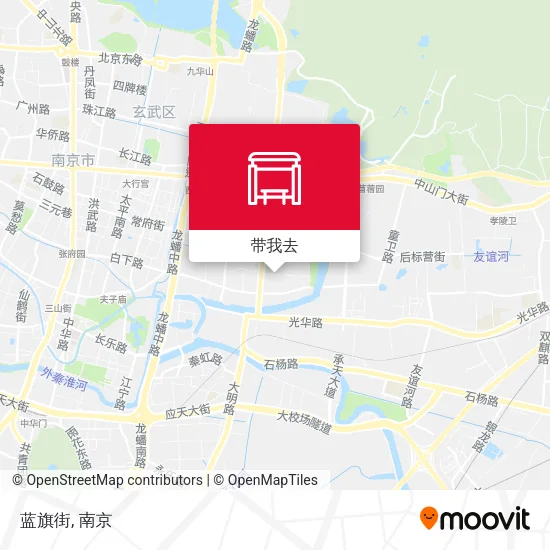 蓝旗街地图