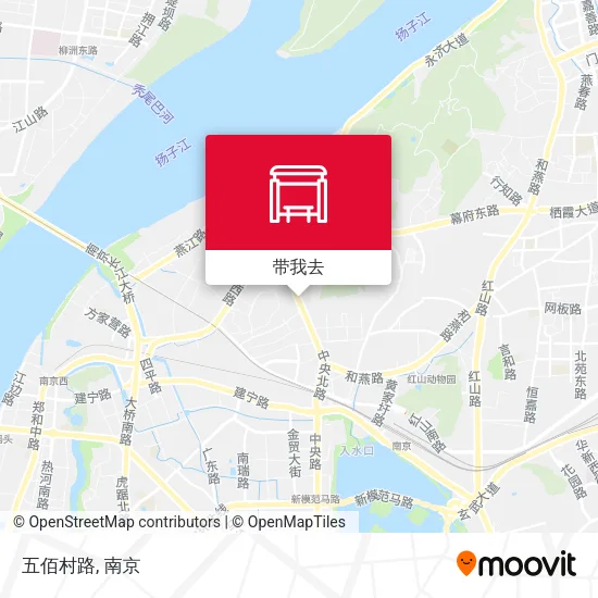 五佰村路地图