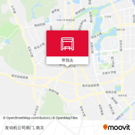 发动机公司南门地图