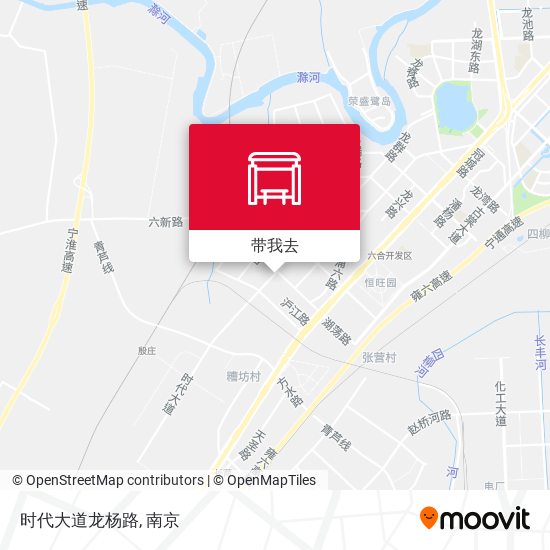 时代大道龙杨路地图