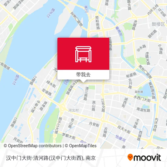 汉中门大街·清河路(汉中门大街西)地图