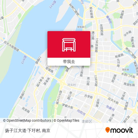 扬子江大道·下圩村地图