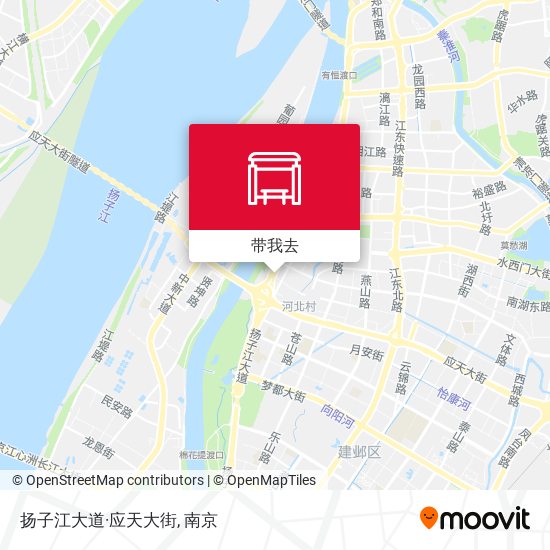 扬子江大道·应天大街地图