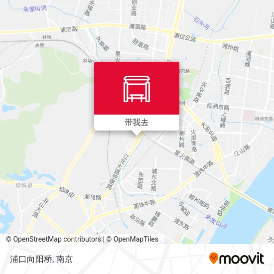 浦口向阳桥地图