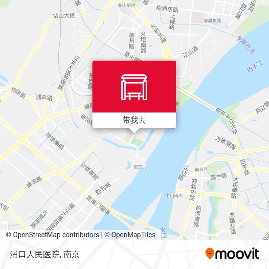 浦口人民医院地图