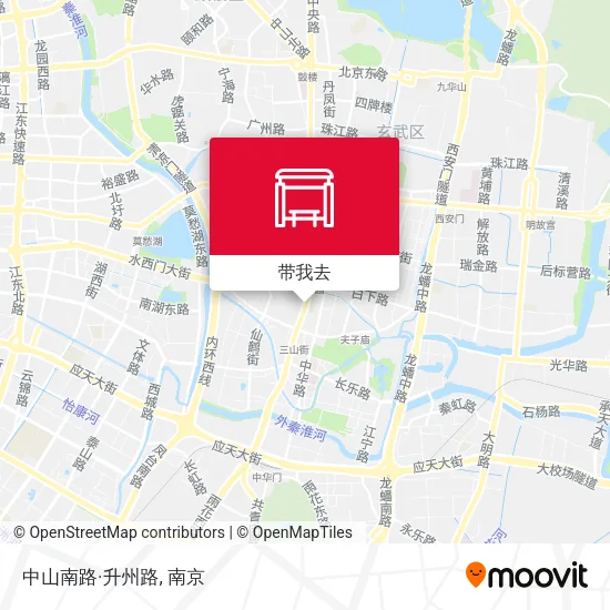 中山南路·升州路地图