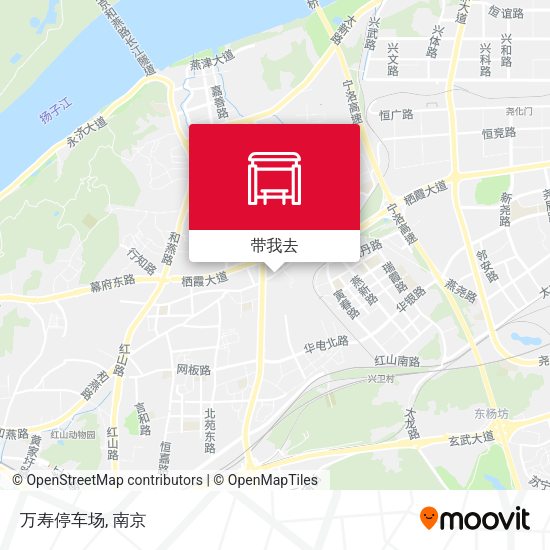 万寿停车场地图