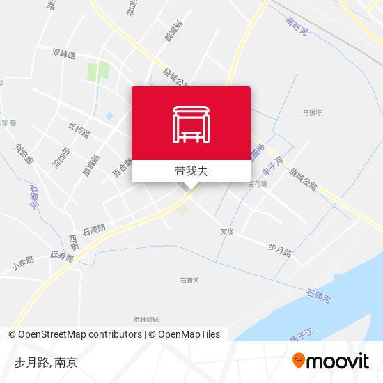 步月路地图
