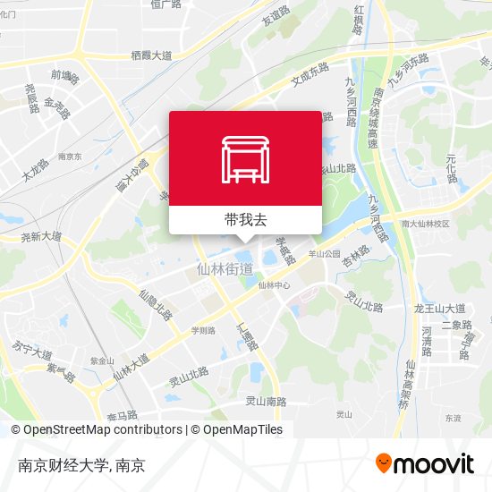 南京财经大学地图