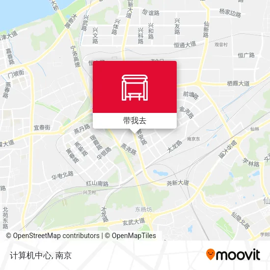 计算机中心地图