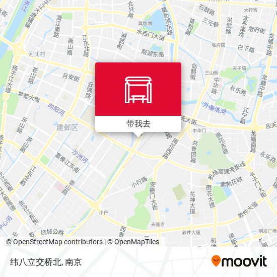 纬八立交桥北地图