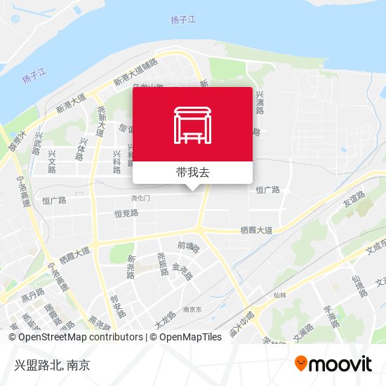 兴盟路北地图