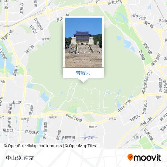 中山陵地图