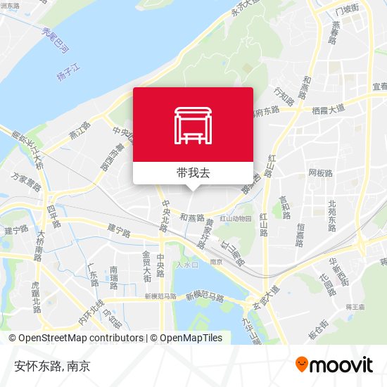 安怀东路地图