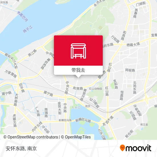 安怀东路地图
