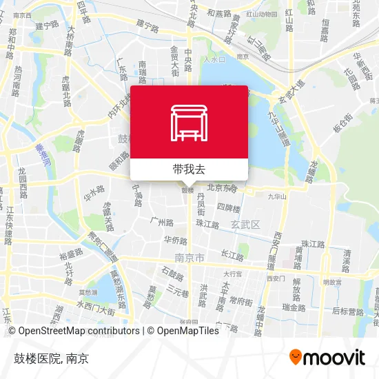 鼓楼医院地图