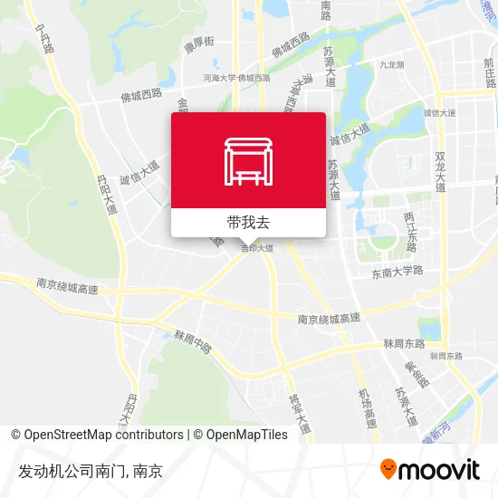 发动机公司南门地图