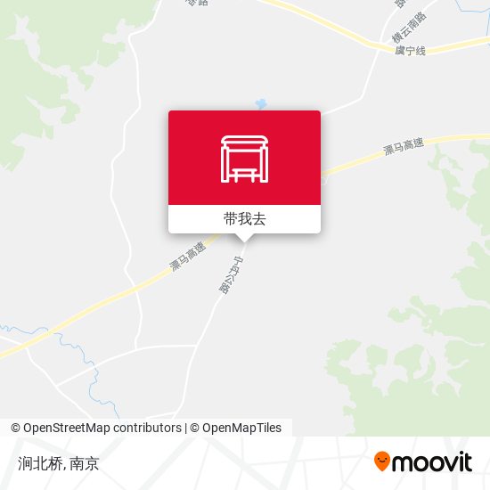 涧北桥地图