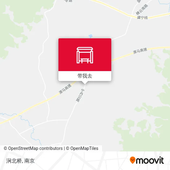 涧北桥地图