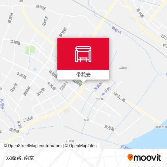 双峰路地图