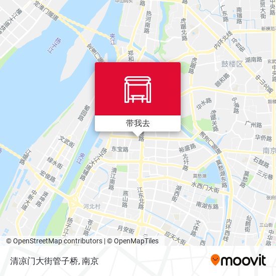 清凉门大街管子桥地图
